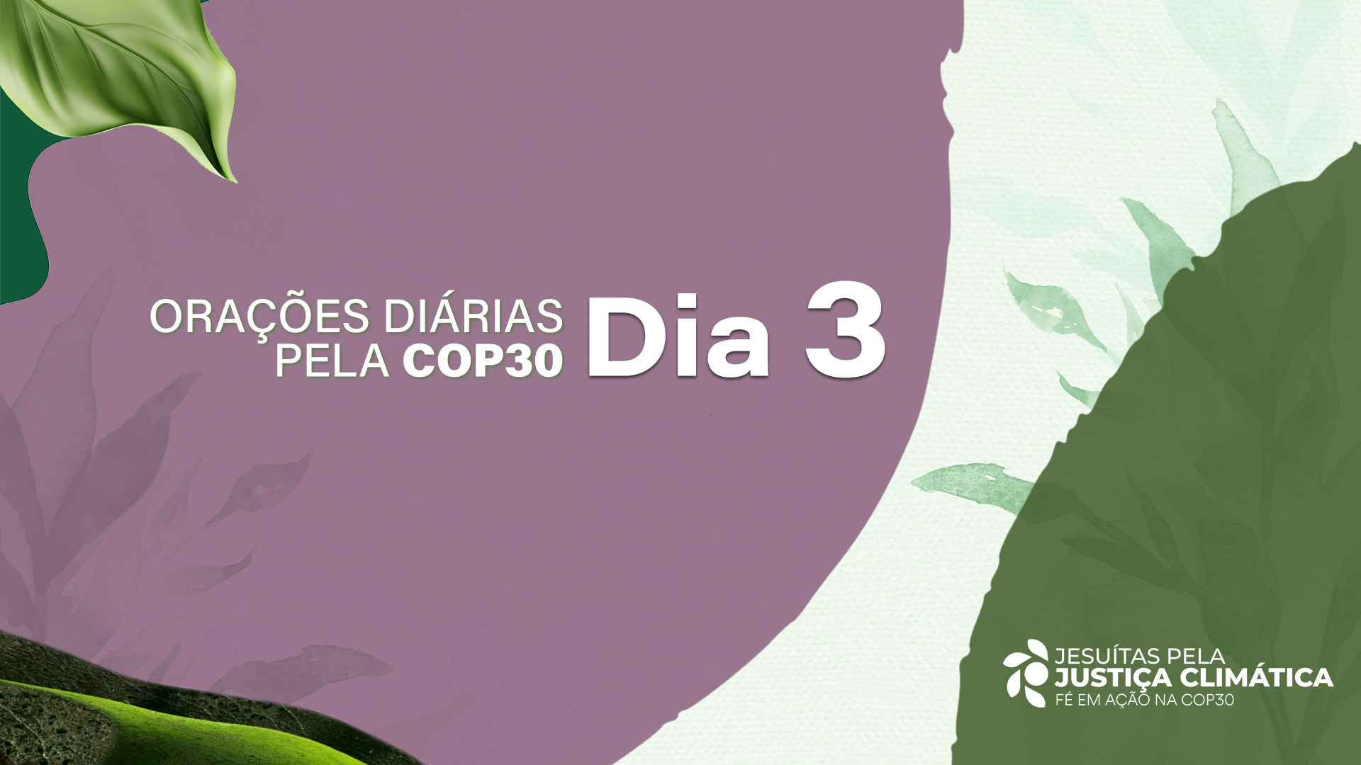 Orações Diárias pela COP30 – Dia 03