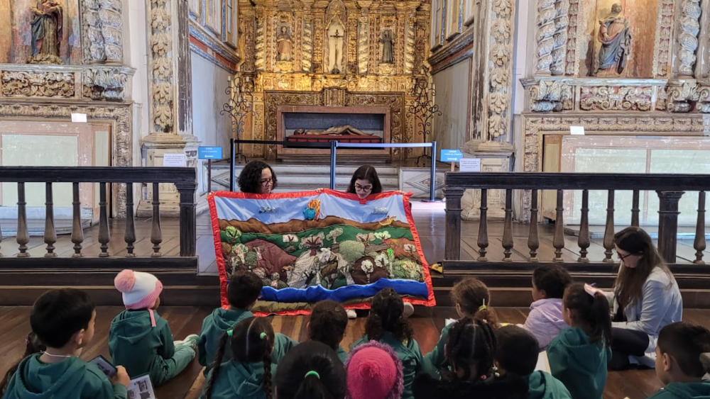 Educativo do Museu de Arte Sacra dos Jesuítas realiza formação sobre história e patrimônio cultural voltada à Educação Infantil