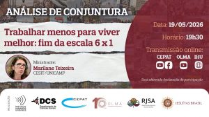 RJSA debate fim da escala 6×1 em nova edição da Análise de Conjuntura