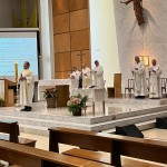 Missa pelo Dia de Santo Inácio de Loyola, no Colégio Anchieta (RS).