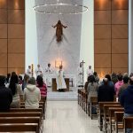 Missa pelo Dia de Santo Inácio de Loyola, no Colégio Anchieta (RS).
