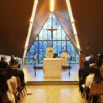 Missa pelo Dia de Santo Inácio de Loyola, no Colégio São Luís (SP).