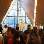 Missa pelo Dia de Santo Inácio de Loyola, no Colégio São Luís (SP).